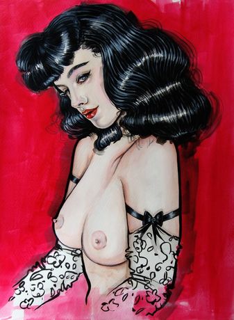 "Secret in Lace" Orignal Painting