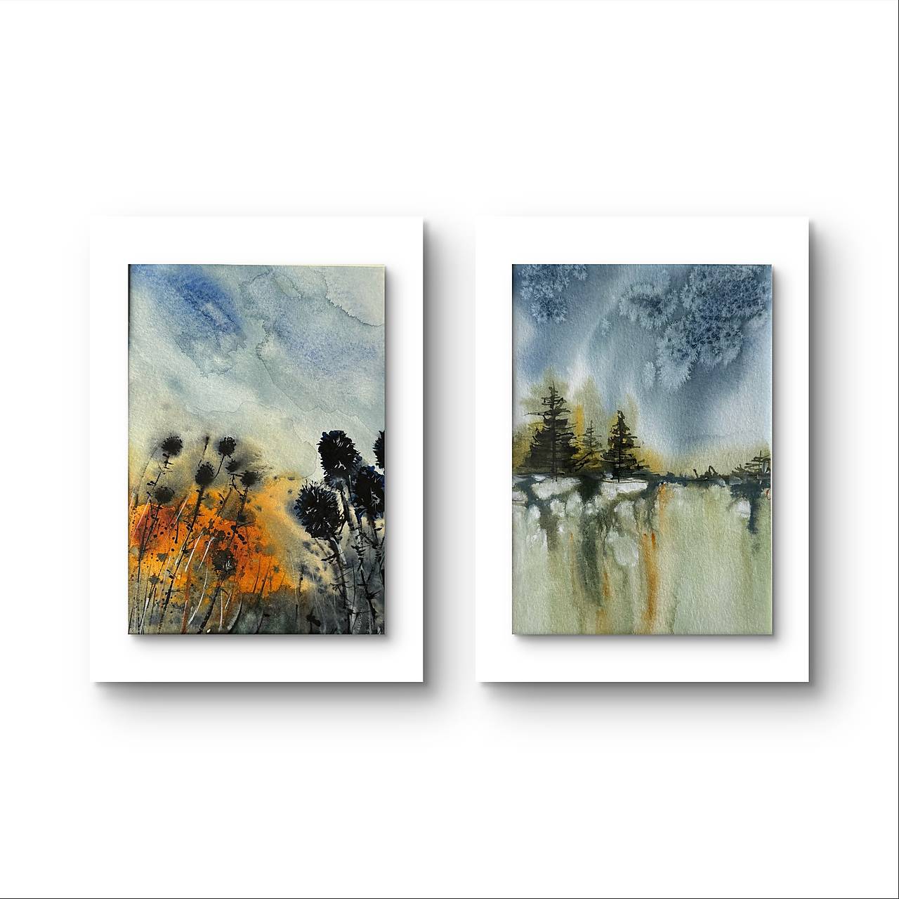 Forest and thistles