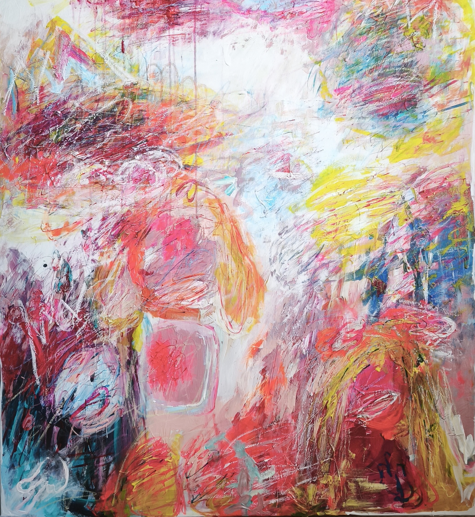 Sunday afternnon, 110 x 120 cm