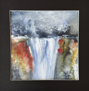 … waterfall